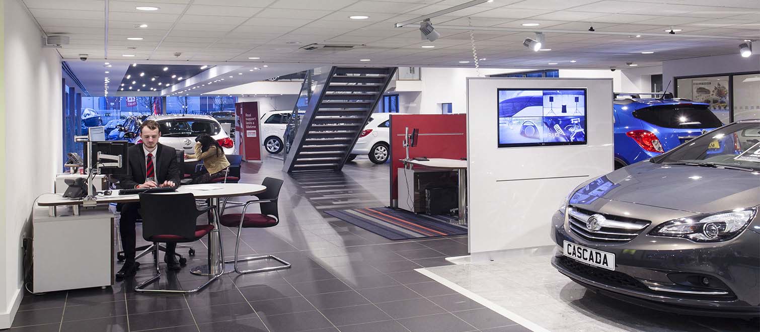 Vauxhall, Staples Corner Showroom Reggiani Illuminazione