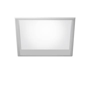 Trybeca Square, LARGE, SQUARE fixed recessed luminaire, WITH BEZEL
