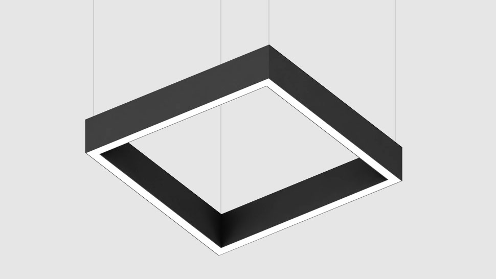 Traceline Pendant Direct/Indirect - Square | Reggiani Illuminazione