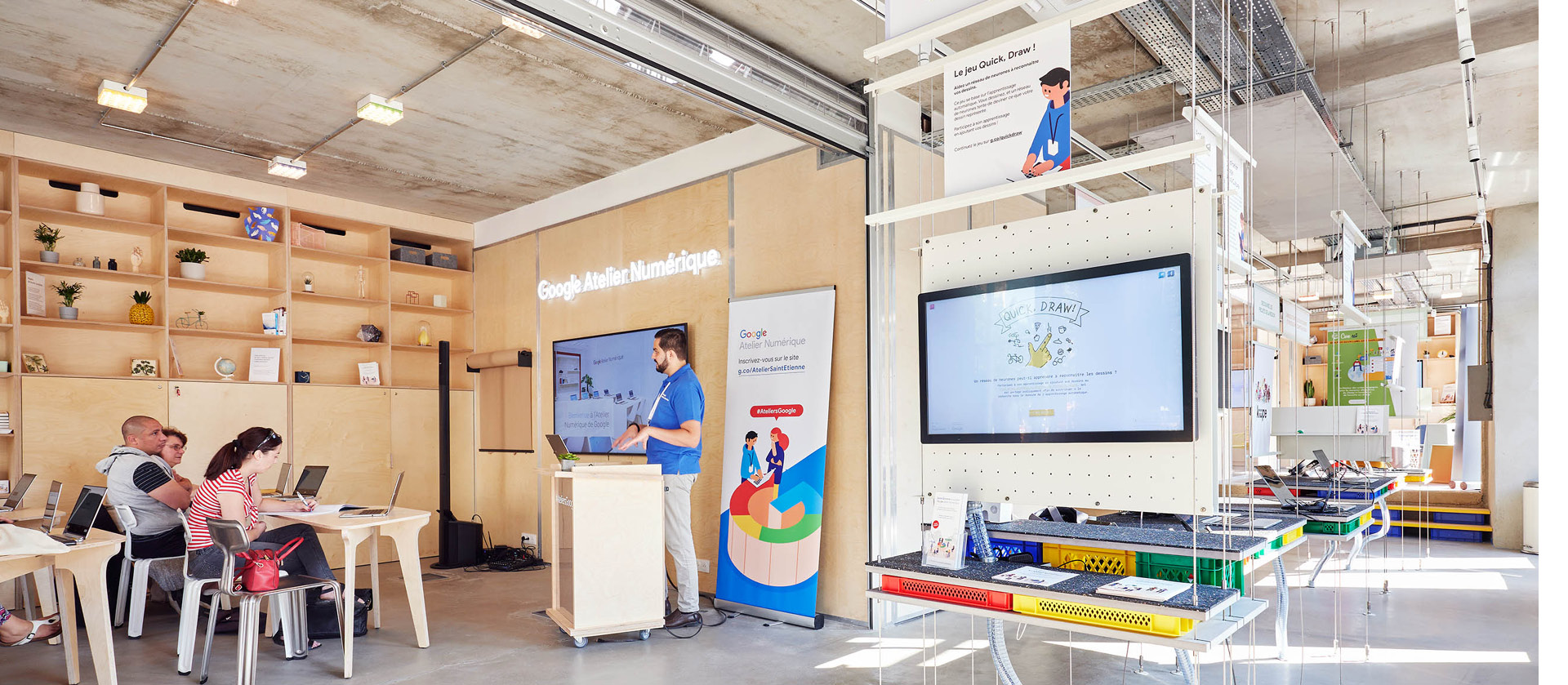 Google Atelier Numérique | Reggiani Illuminazione